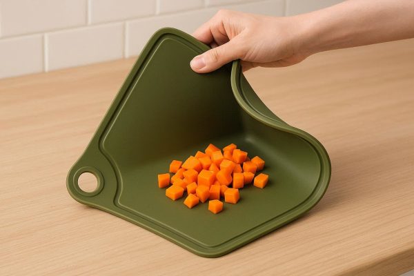 12 Foldable Silicone Kitchen Cutting Board